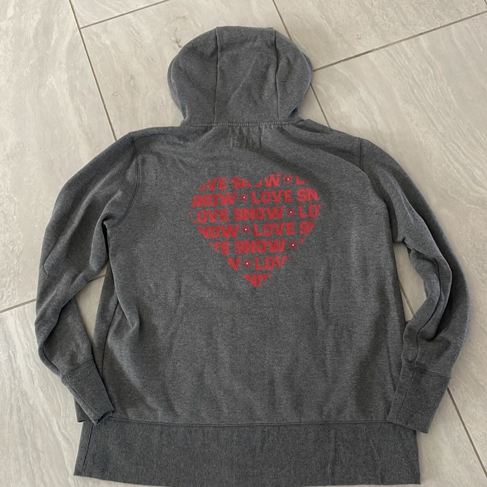 DSG Divas Snow Gear zippered hoodie sweatshirt jacket coat size XL